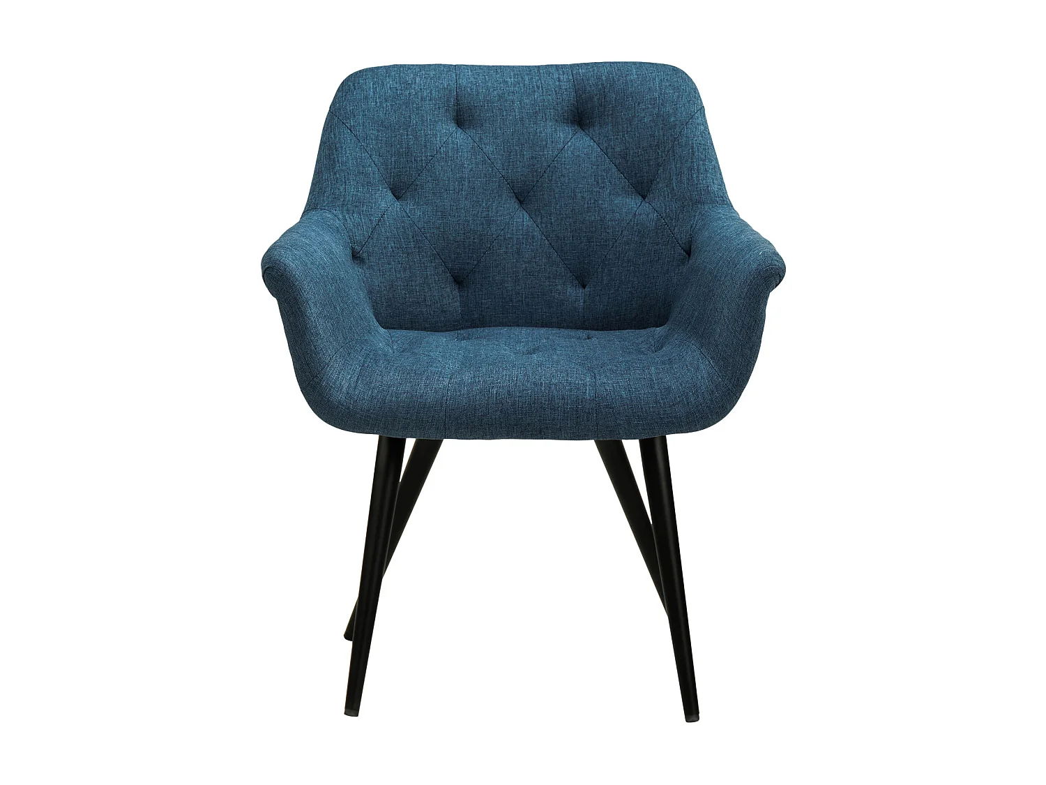 Chaise gondole - Tissu & Métal - Bleu - Langford