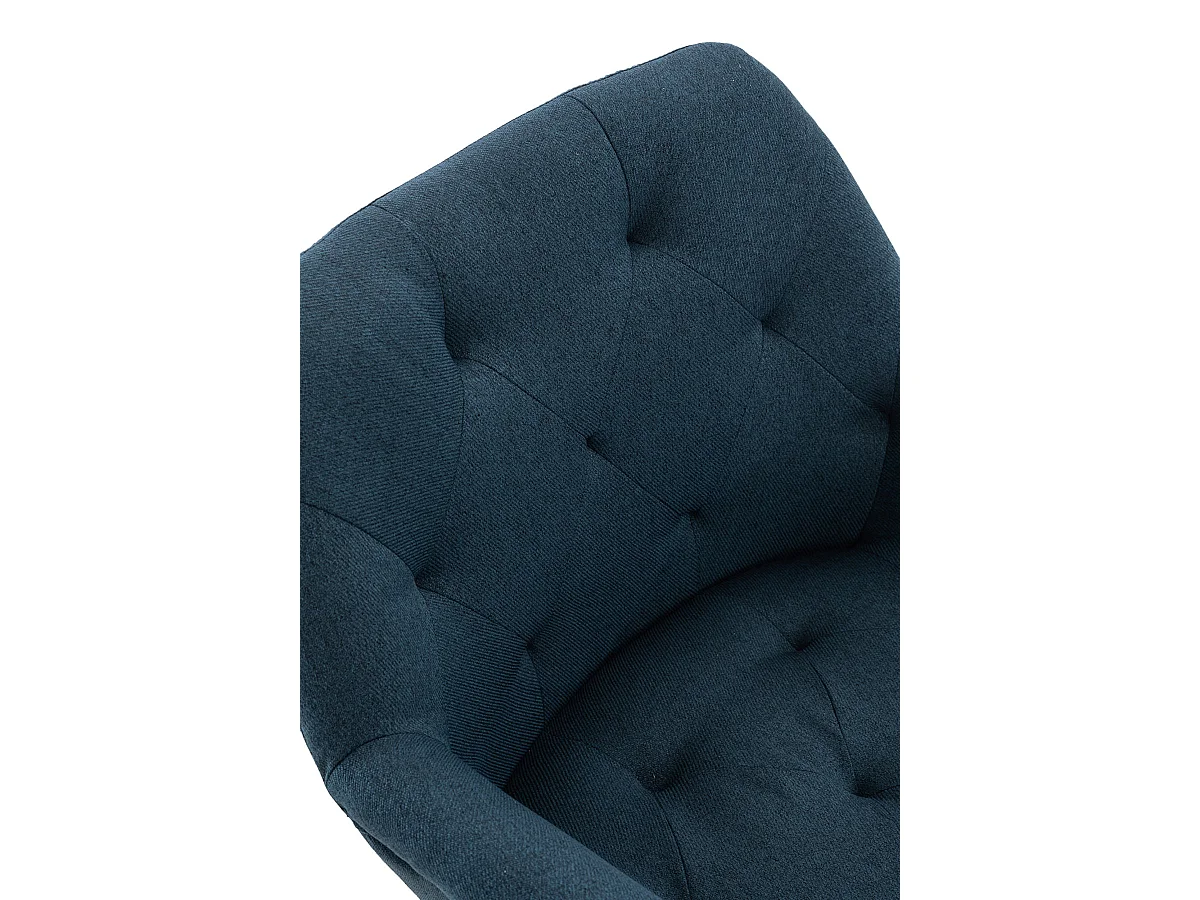 Chaise gondole - Tissu & Métal - Bleu - Langford