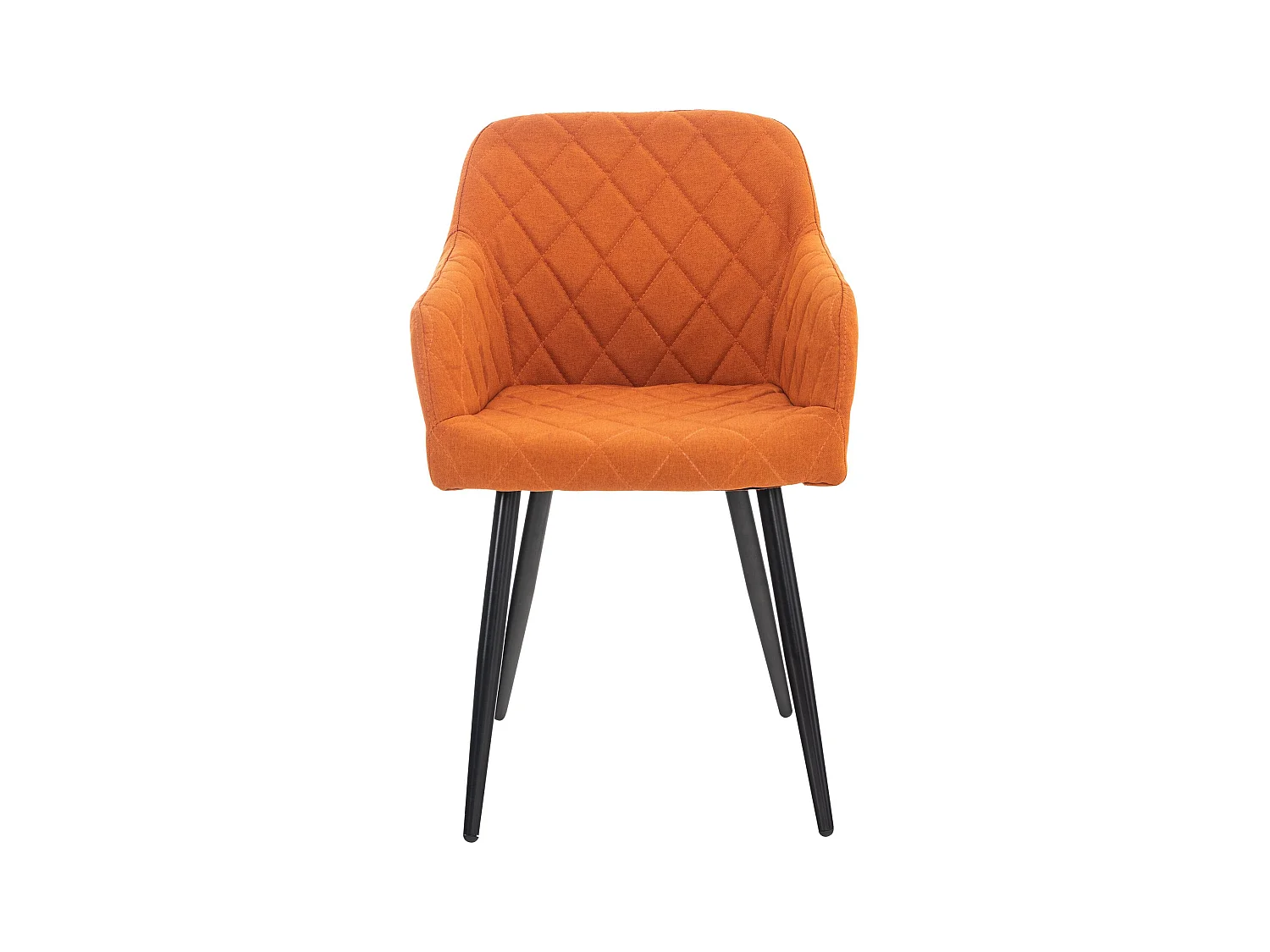 Set van 2  Stoel met armleuningen - Stof - oranje - Shila