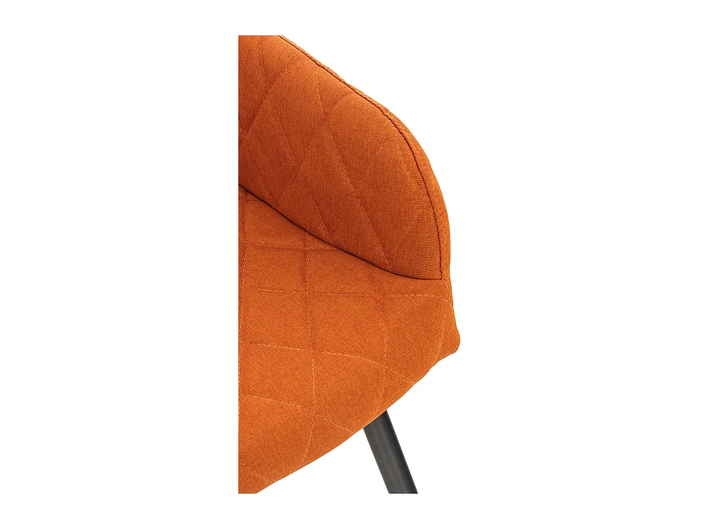 Set van 2  Stoel met armleuningen - Stof - oranje - Shila