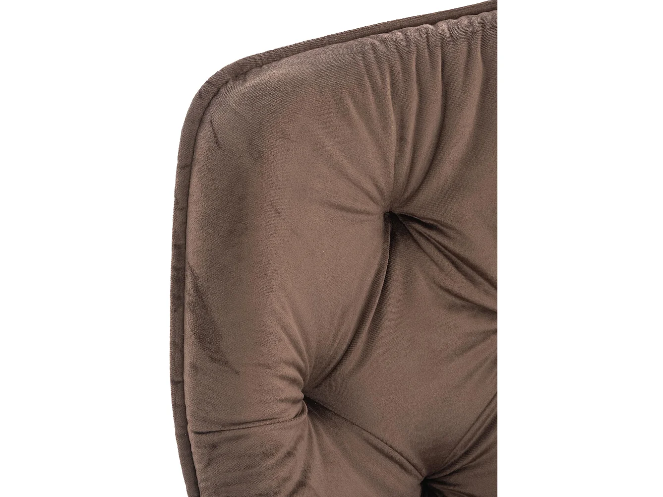 chaises avec accoudoirs - Velours - Marron - Tanna