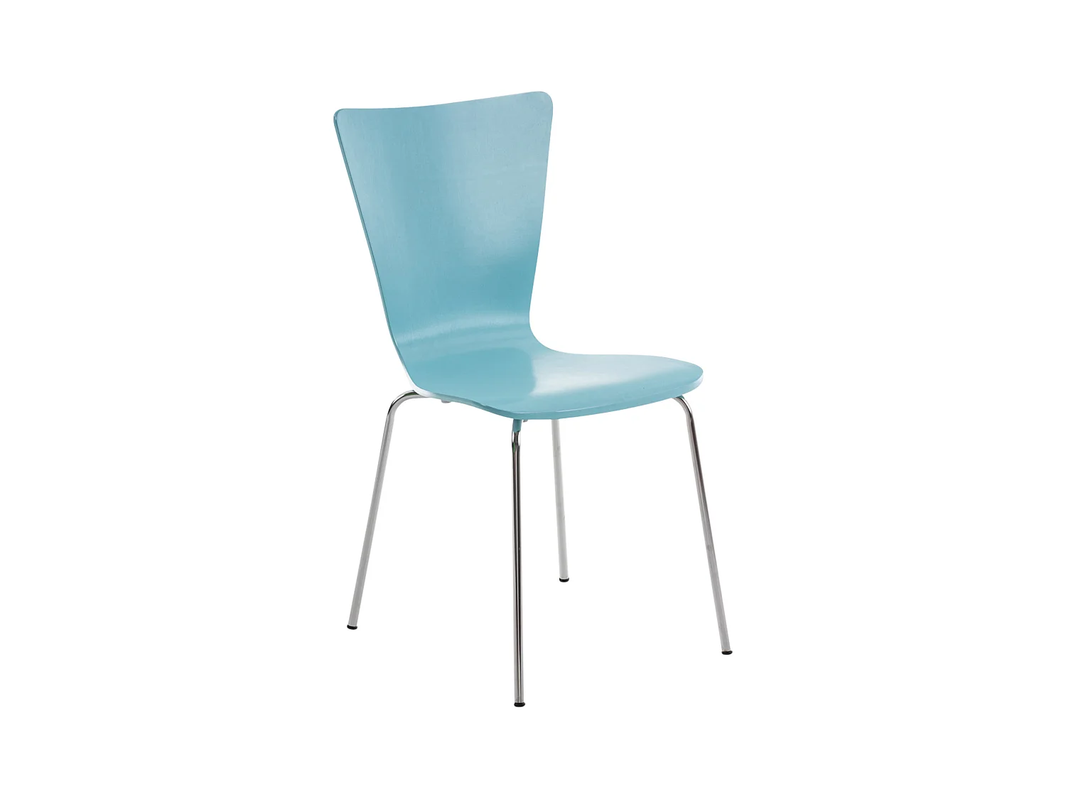 Chaise de conférence - Bois - Bleu clair - Aaron