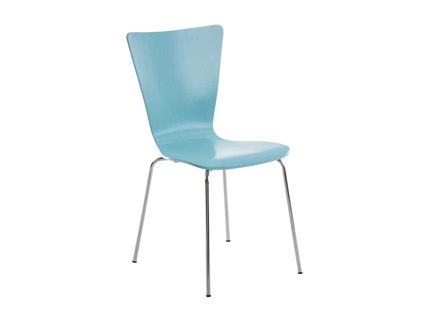 Chaise de conférence - Bois - Bleu clair - Aaron