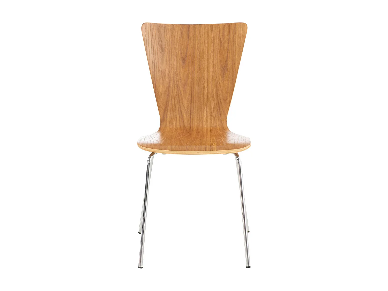 Conferentiestoelen - Hout & wit - eik - Aaron