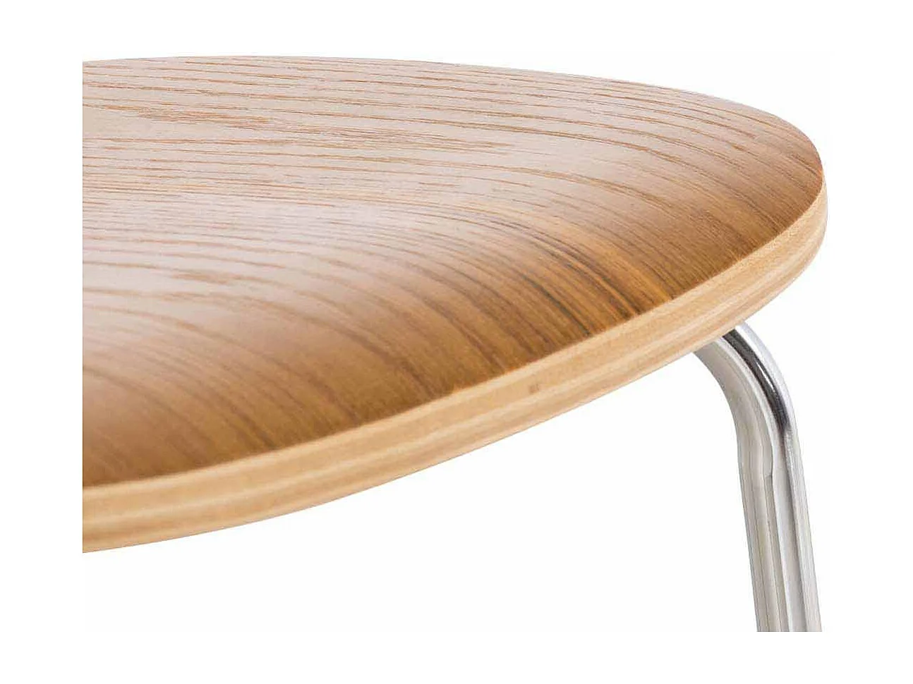 Chaise de conférence - Bois & Blanc - Chêne - Aaron