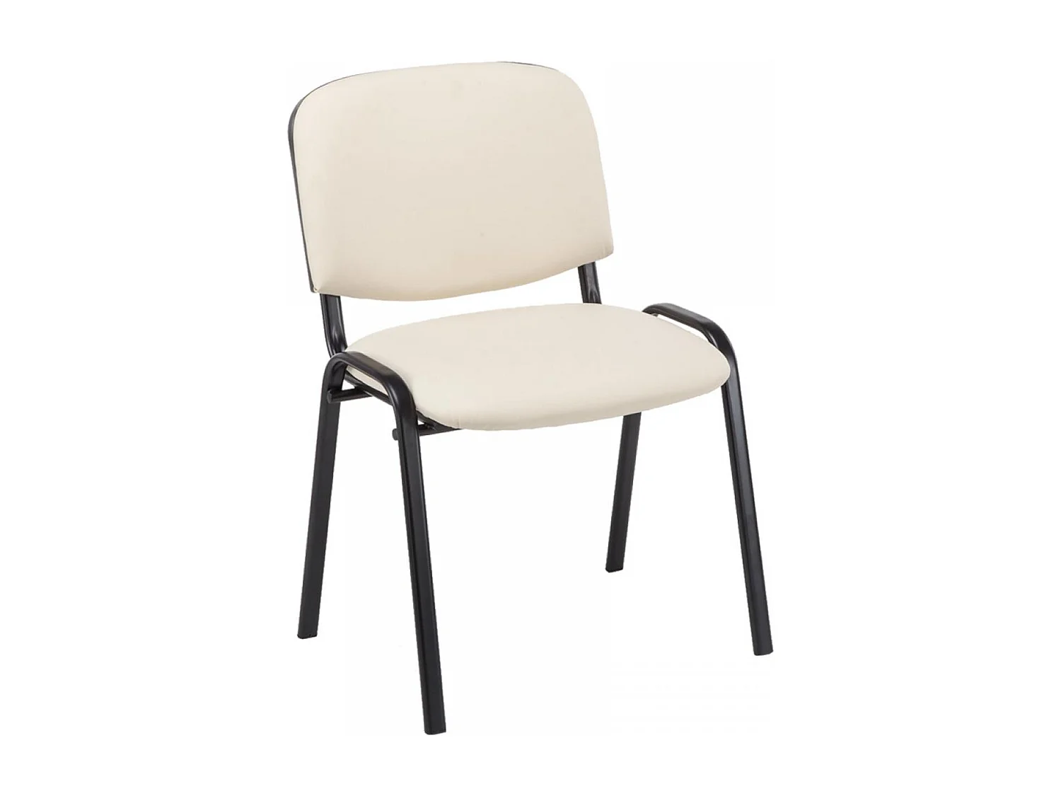 Lot de 12  Chaise de conférence - Similicuir & Nature - Crème - Ken