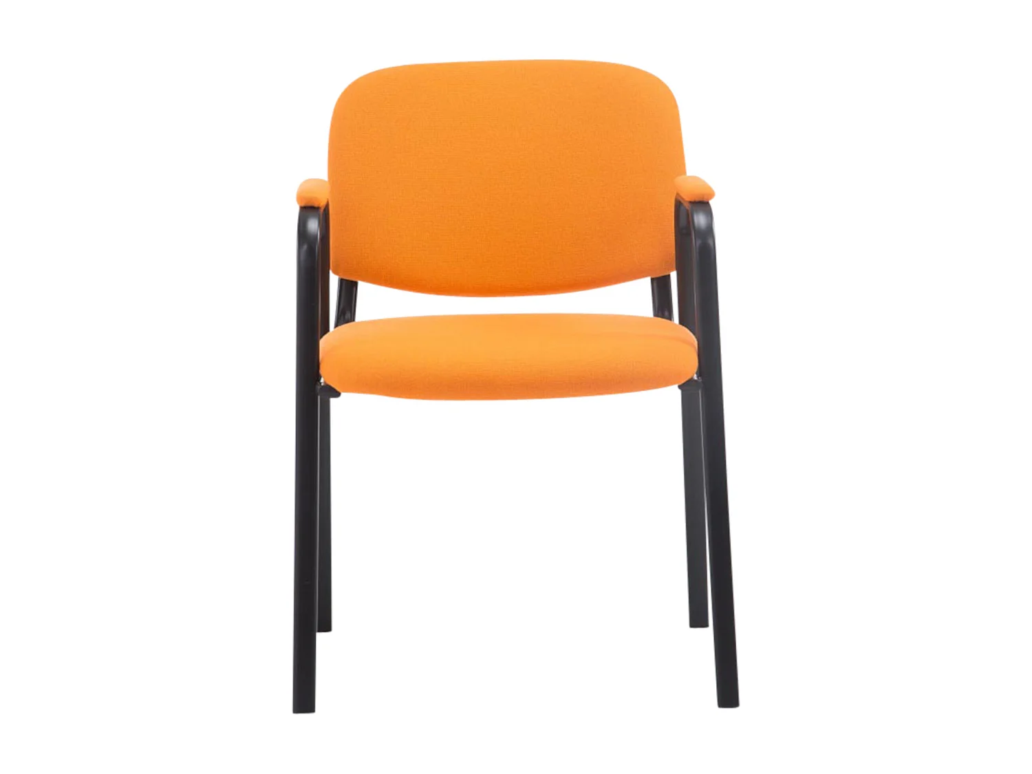 Lot de 4  Chaise de conférence - Tissu - Orange - Ken Pro