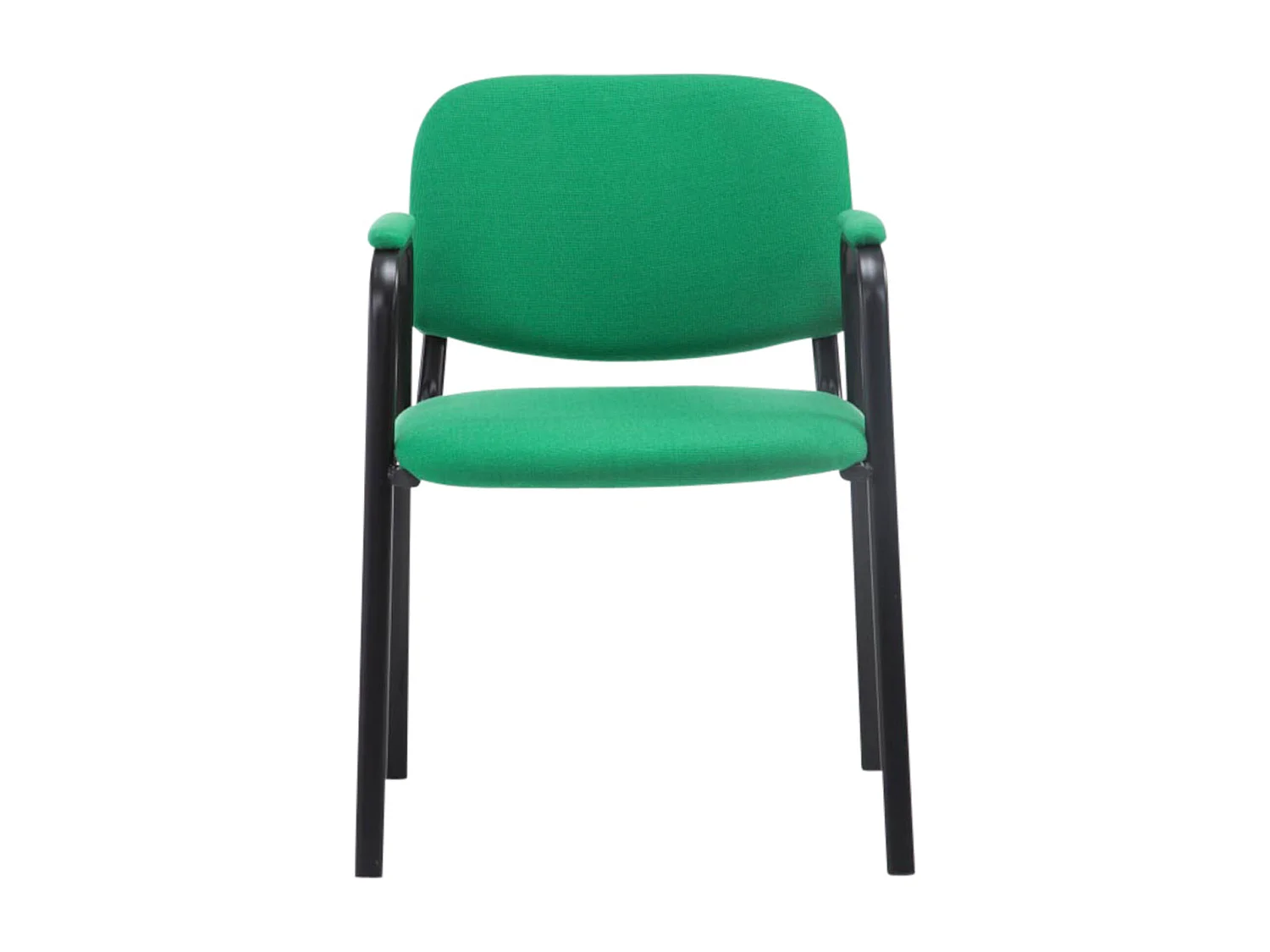 Lot de 4  Chaise de conférence - Tissu - Vert - Ken Pro