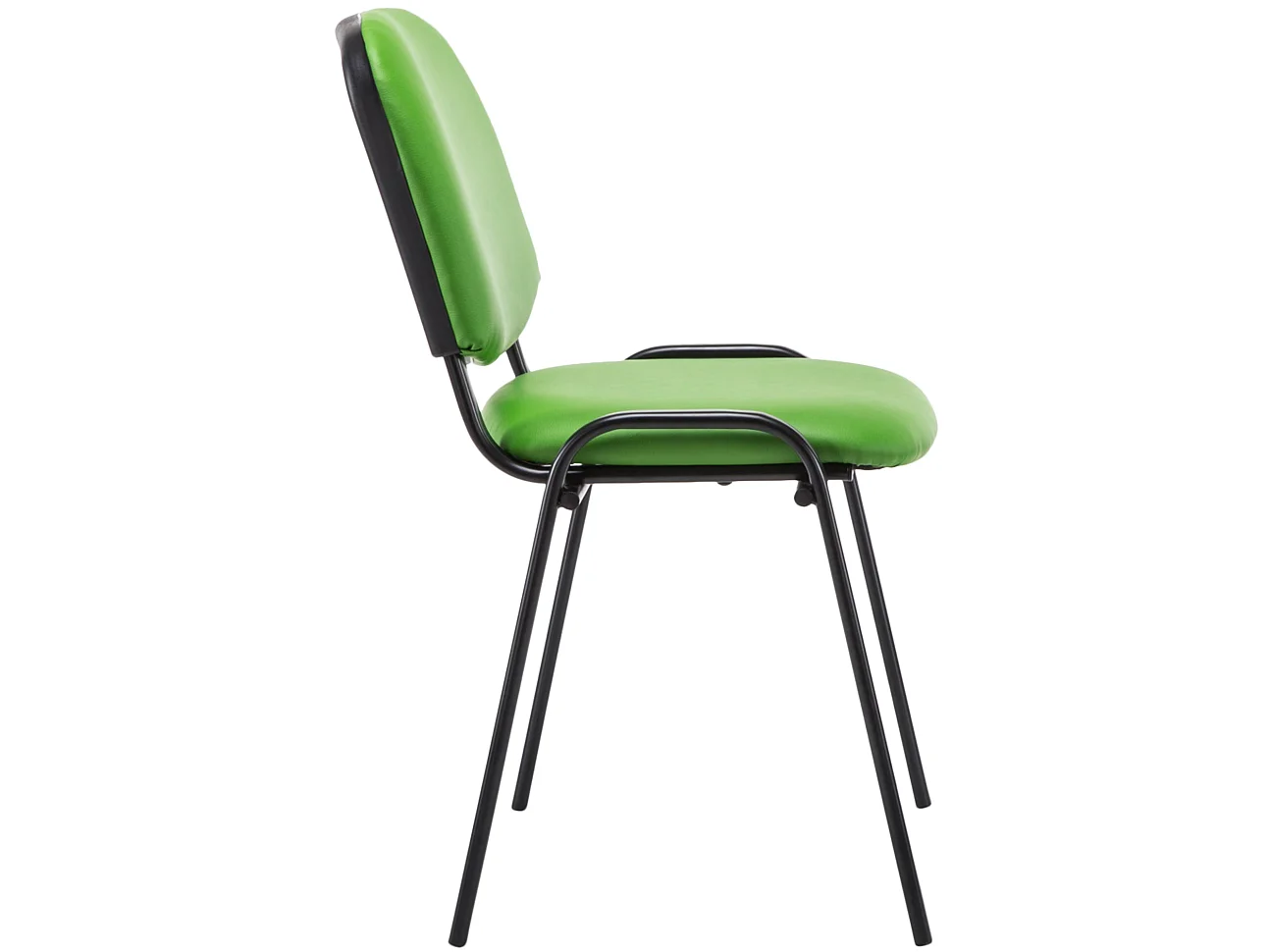 Chaise de conférence - Similicuir & Antique clair - Vert - Ken