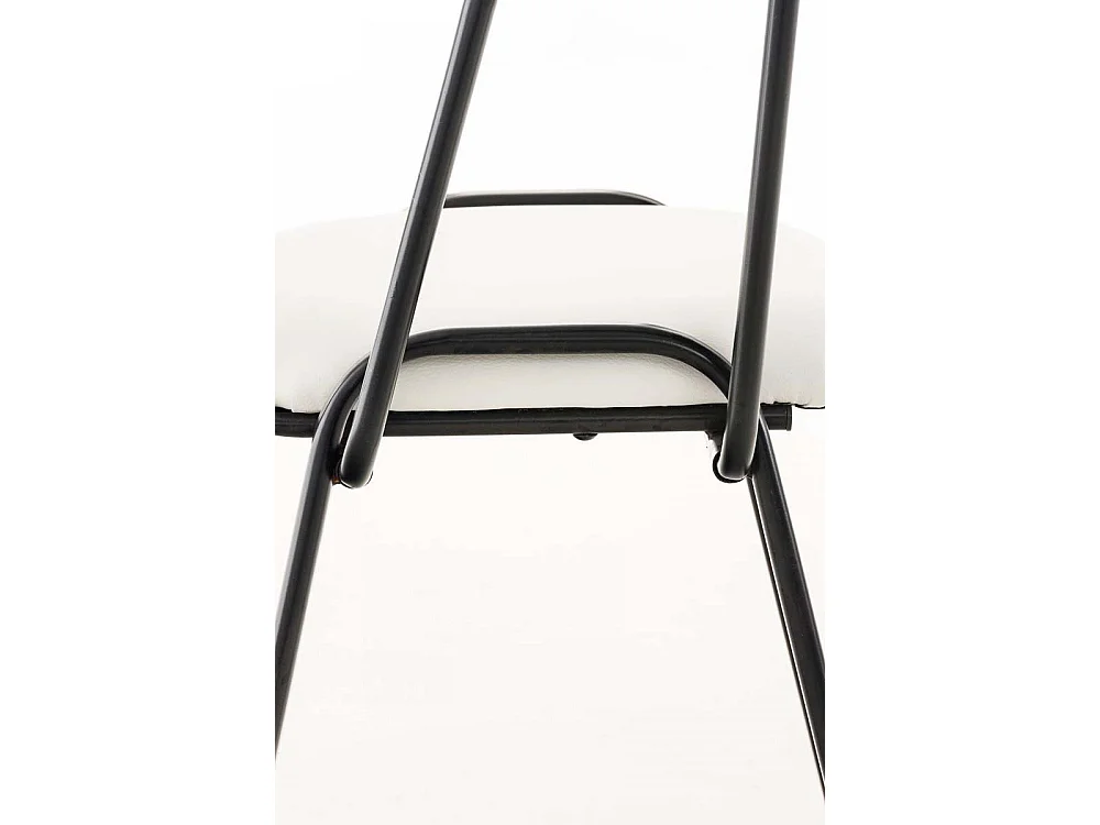 Chaise de conférence - Similicuir - Blanc - Ken