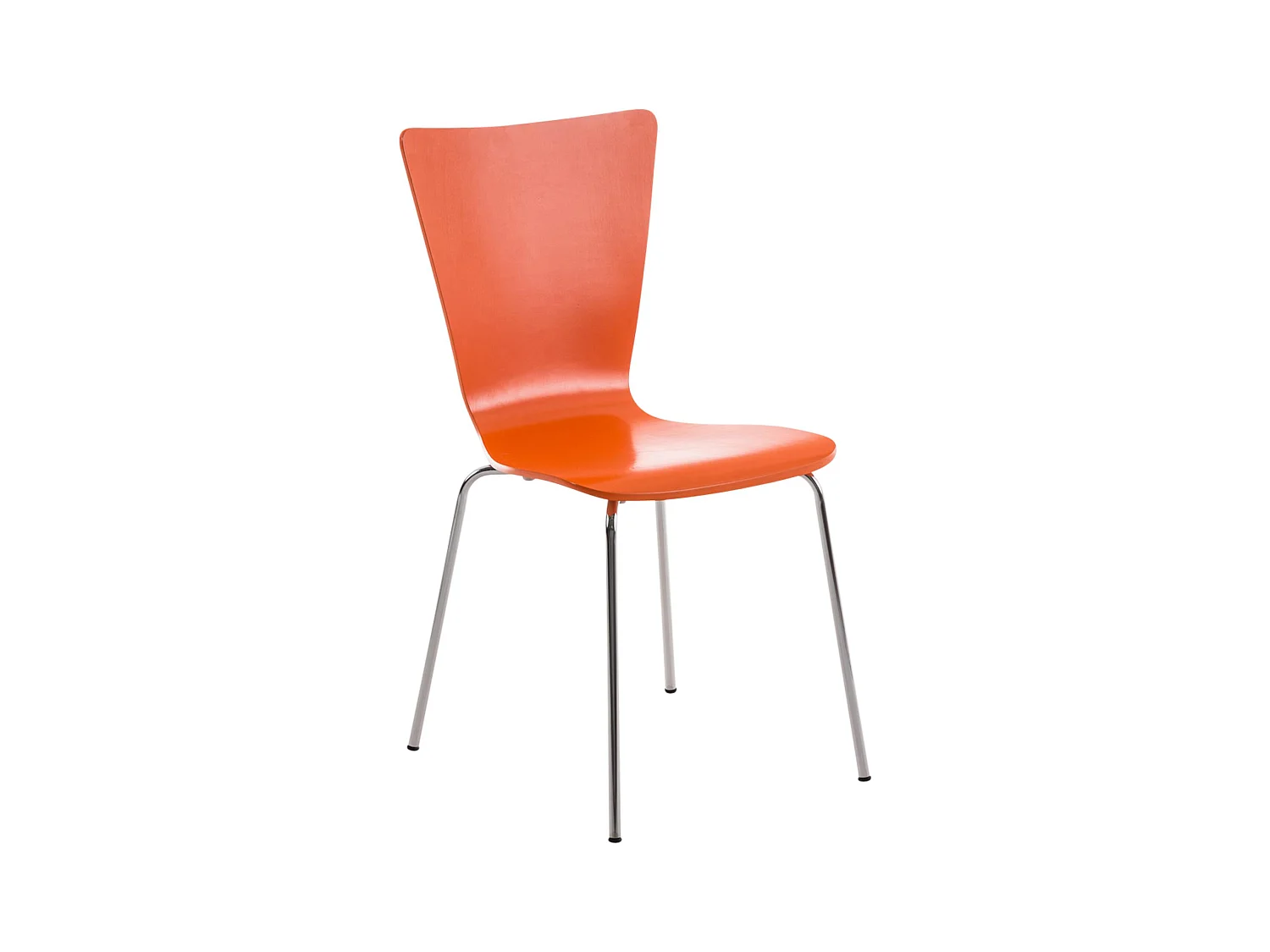 Chaise de conférence - Bois - Orange - Aaron