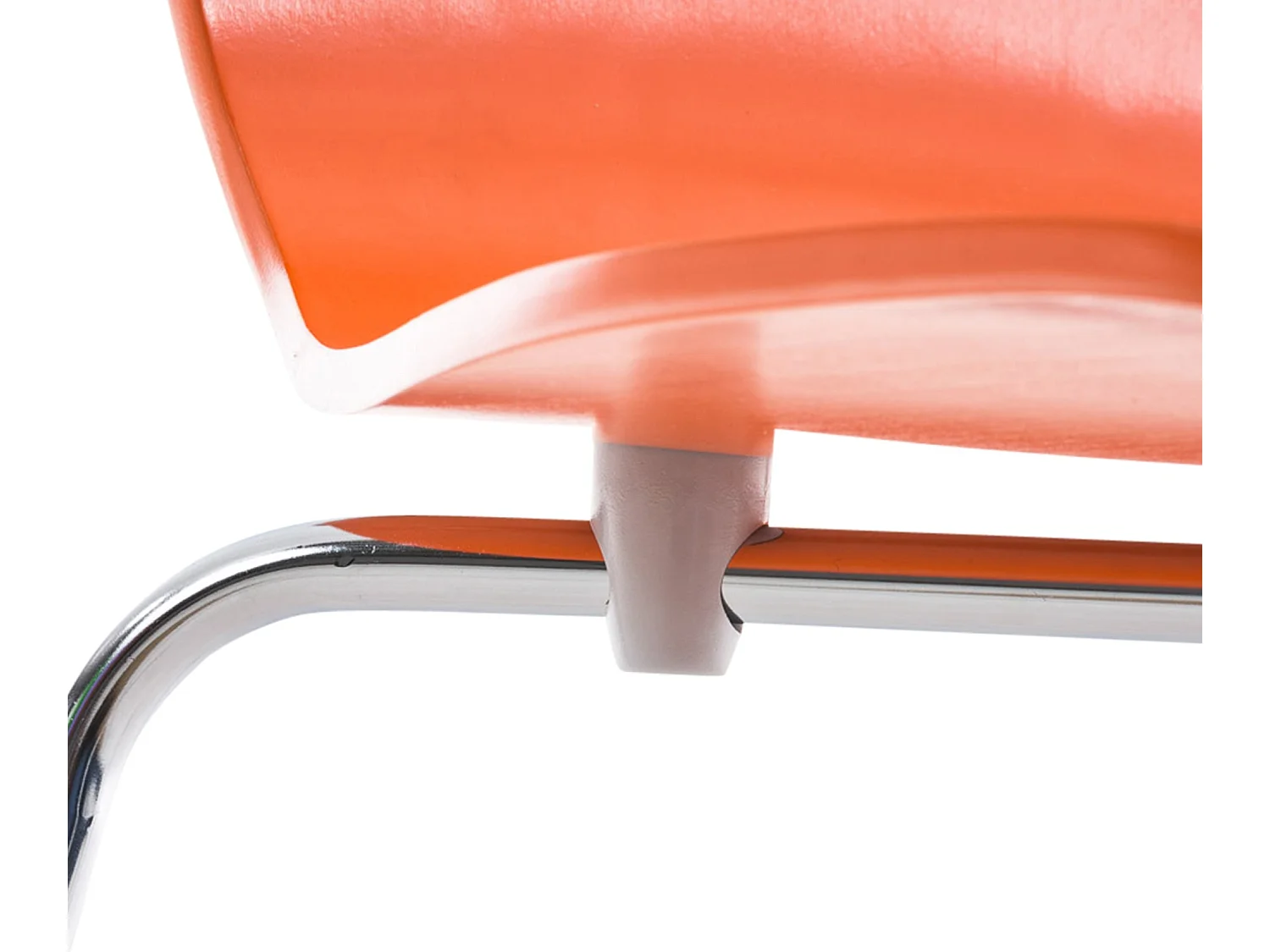 Chaise de conférence - Bois - Orange - Aaron