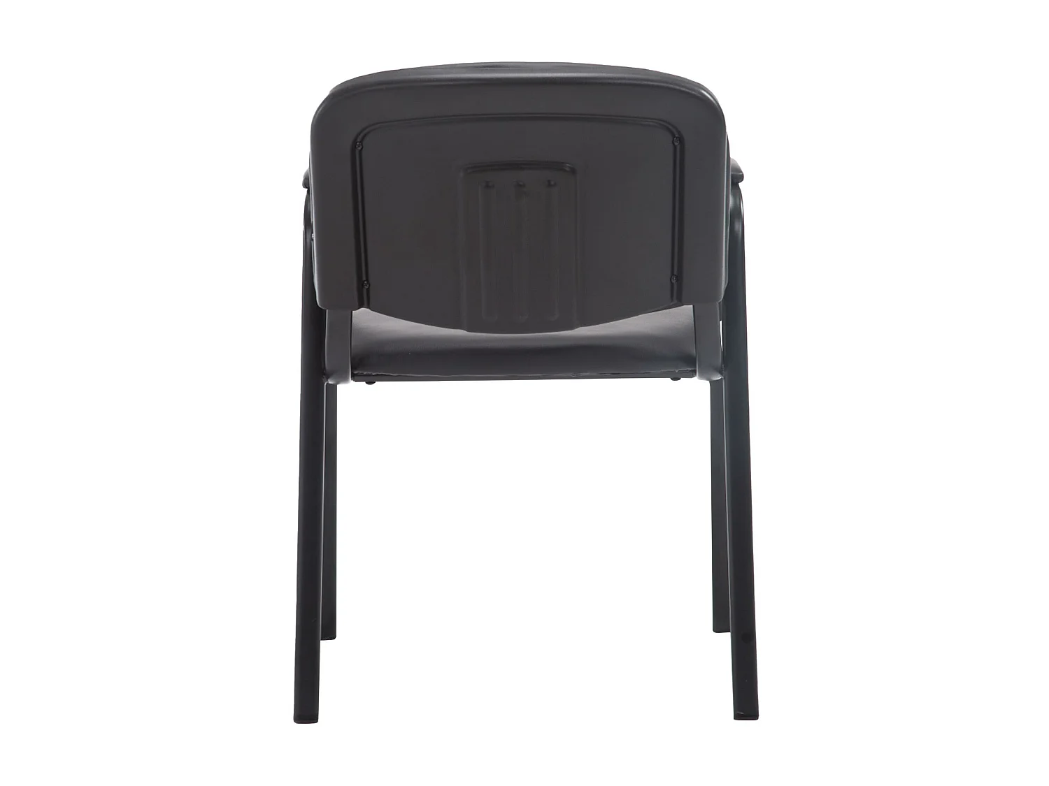 Conferentiestoelen - Kunstleer & Metaal mat zwart - zwart - Ken Pro