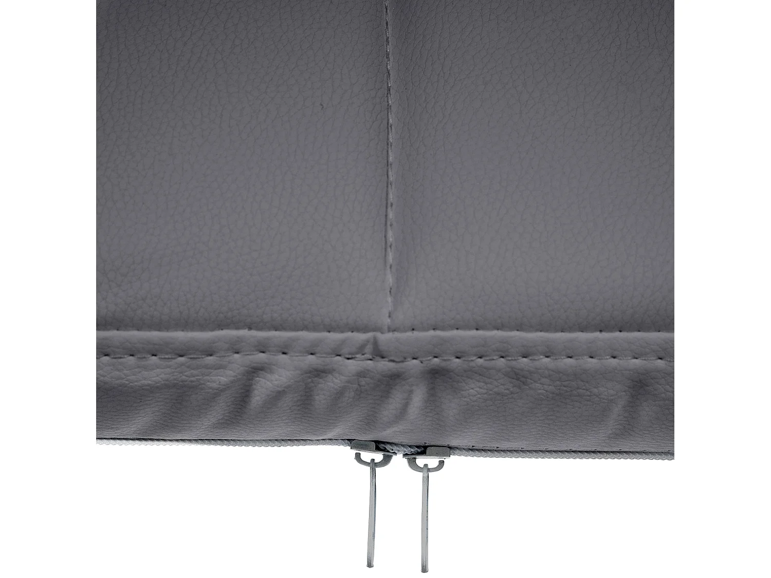 chaises avec accoudoirs - Similicuir & Nature - Gris - Canada B