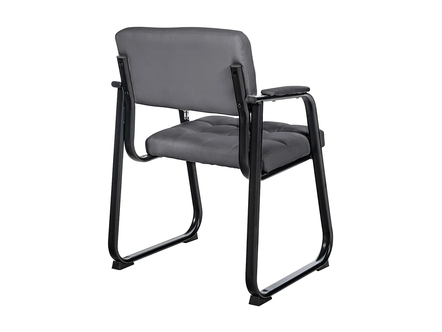 chaises avec accoudoirs - Similicuir & Nature - Gris - Canada B