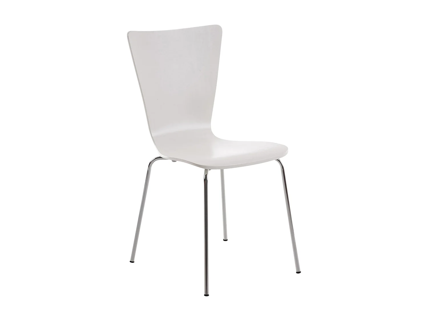 Conferentiestoelen - Hout - wit - Aaron