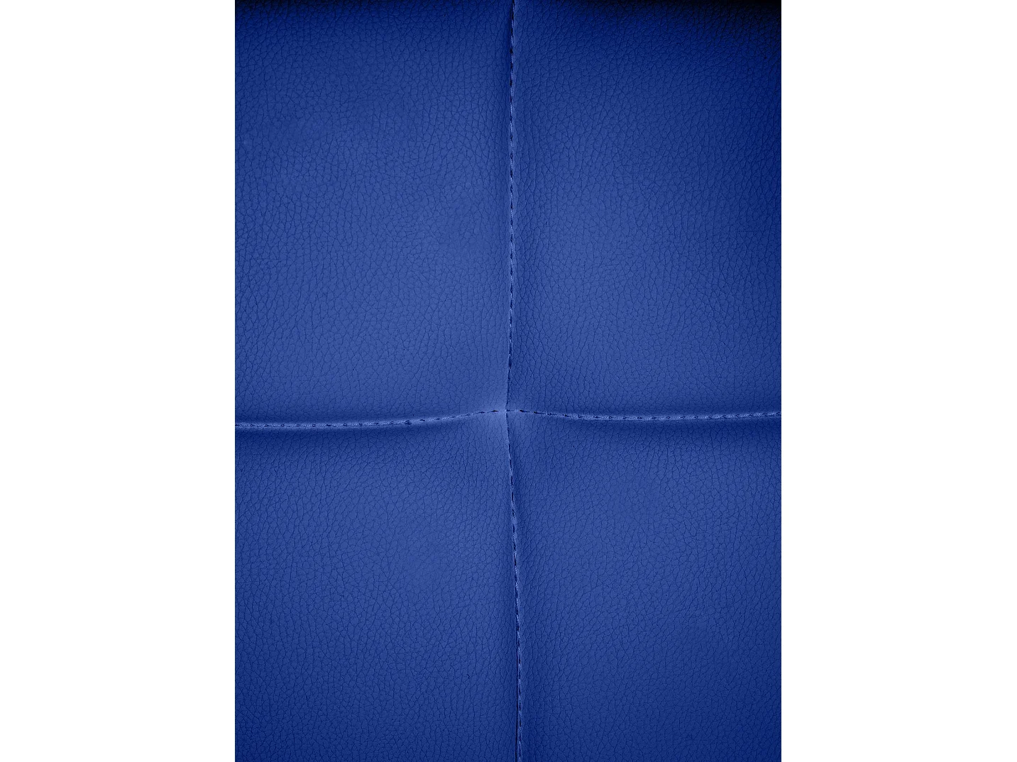 Stoel met armleuningen - Kunstleer & natura - blauw - Canada B