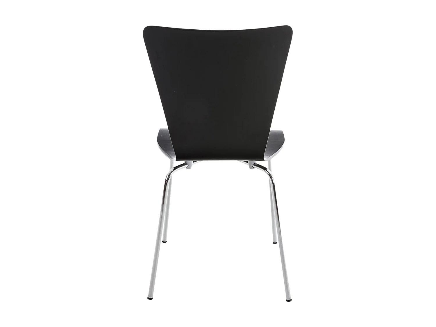 Chaise de conférence - Bois - Noir - Aaron