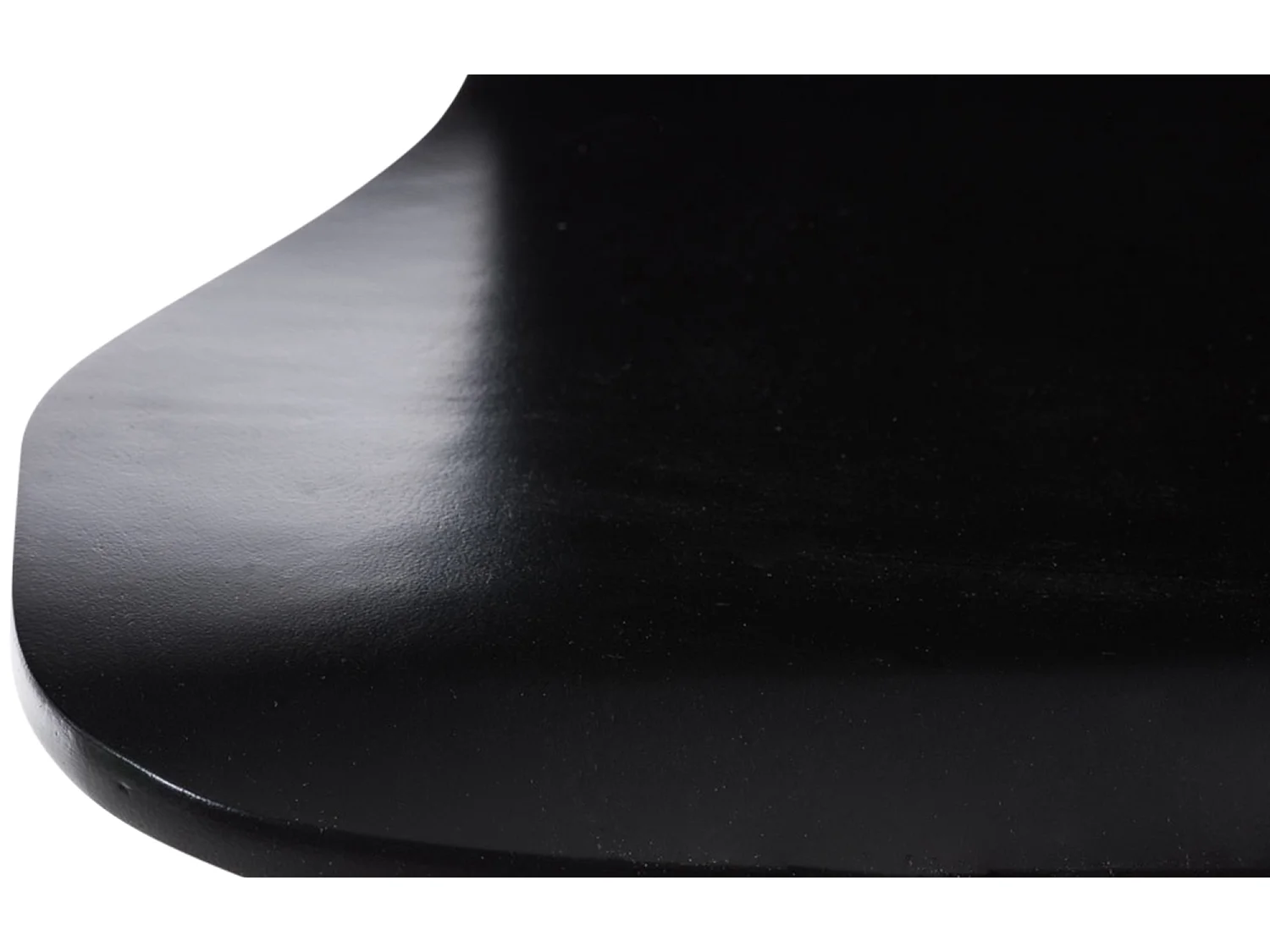 Chaise de conférence - Bois - Noir - Aaron