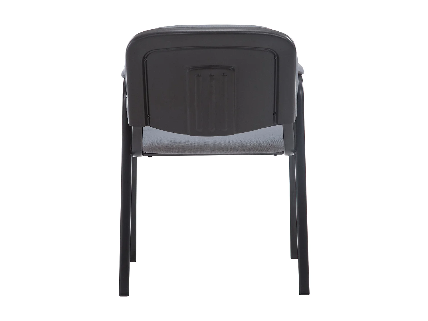 Chaise de conférence - Tissu & Blanc - Gris - Ken Pro