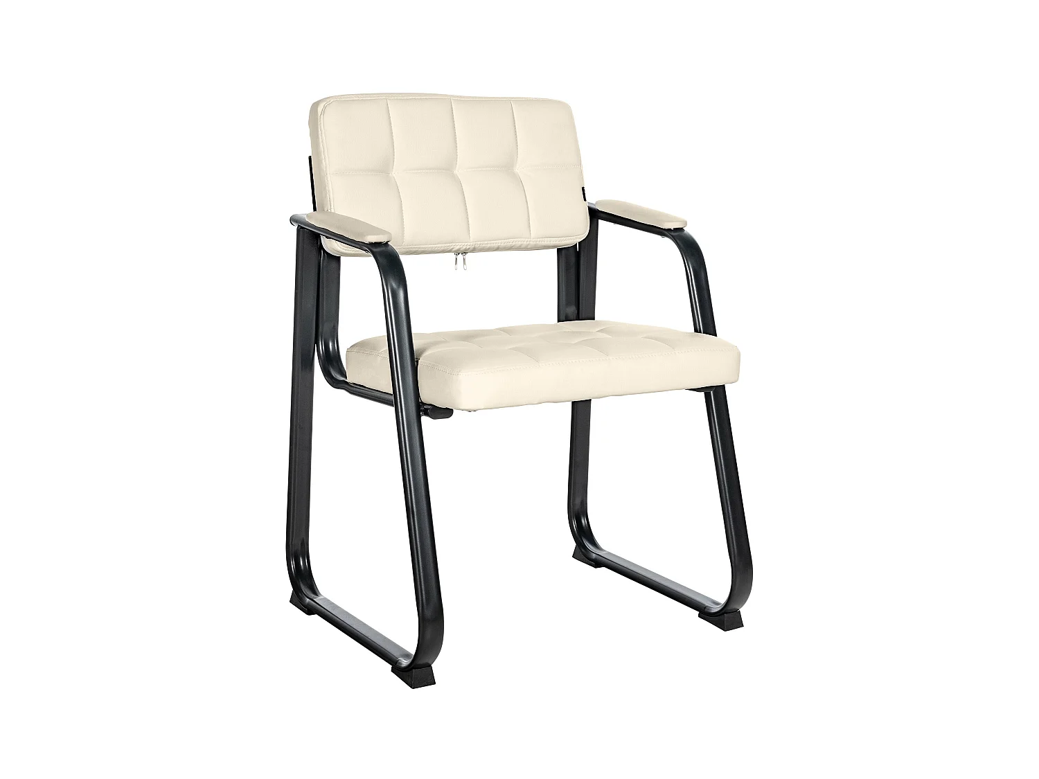chaises avec accoudoirs - Similicuir & Nature - Crème - Canada B