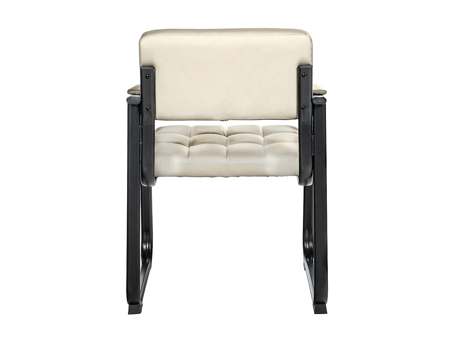 Stoel met armleuningen - Kunstleer & natura - creme - Canada B