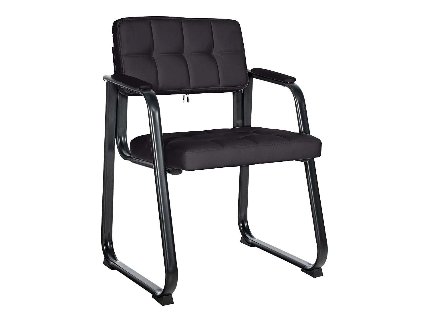 chaises avec accoudoirs - Similicuir & Nature - Noir - Canada B