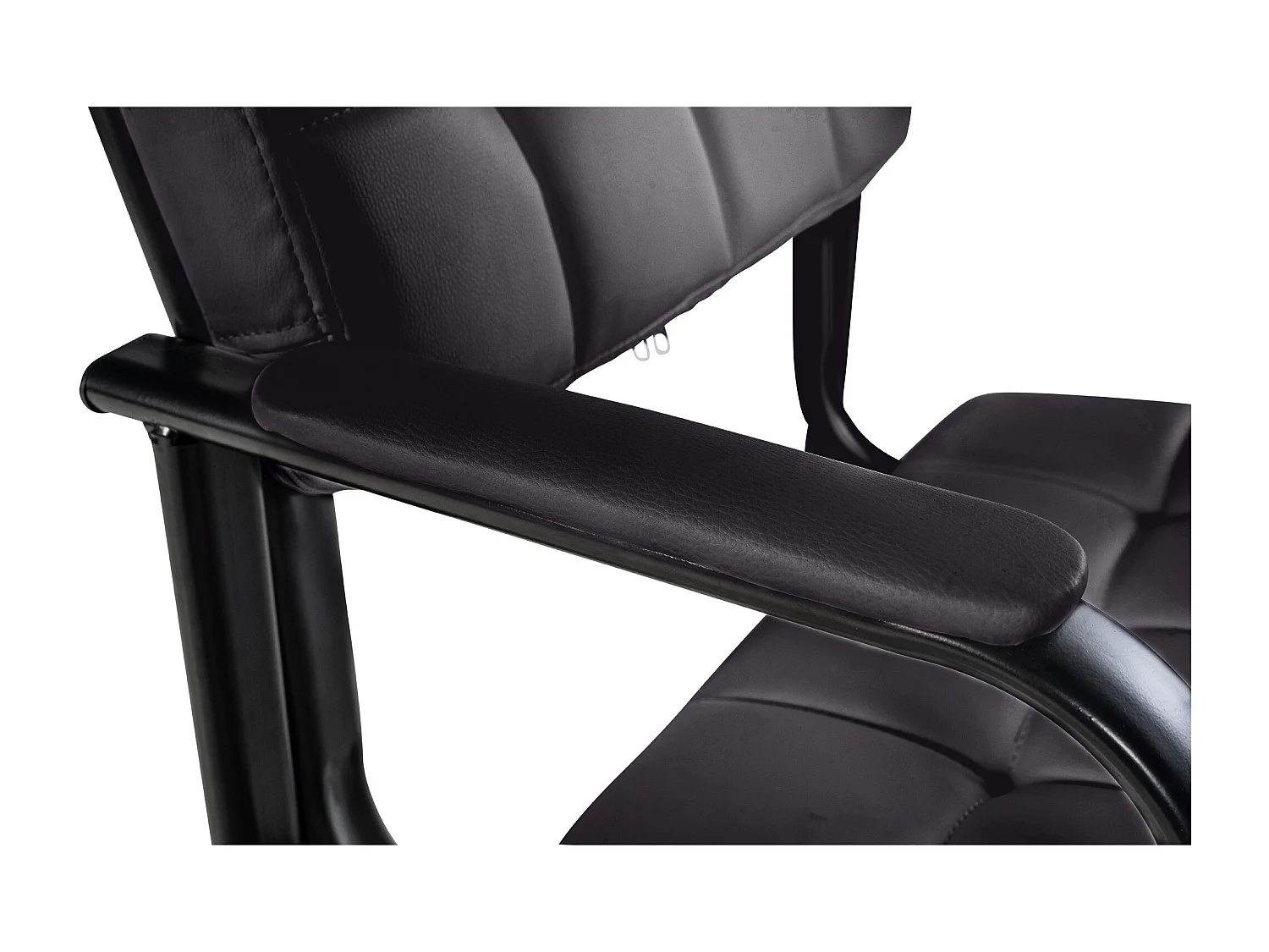 chaises avec accoudoirs - Similicuir & Nature - Noir - Canada B