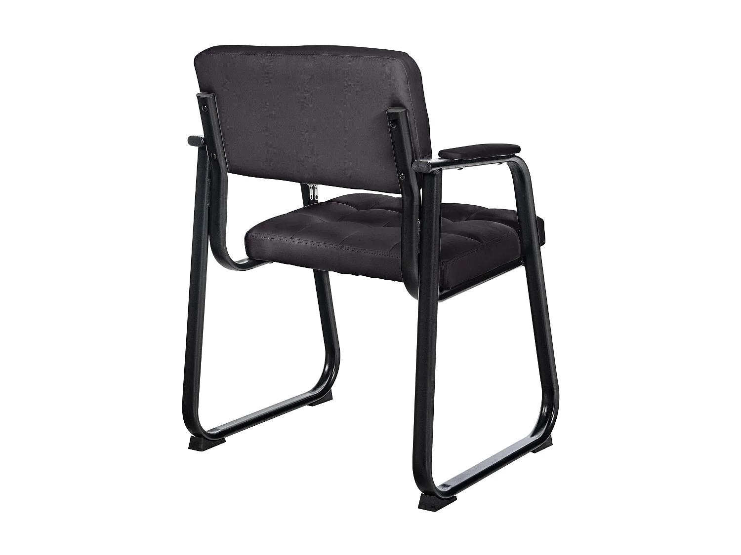 chaises avec accoudoirs - Similicuir & Nature - Noir - Canada B