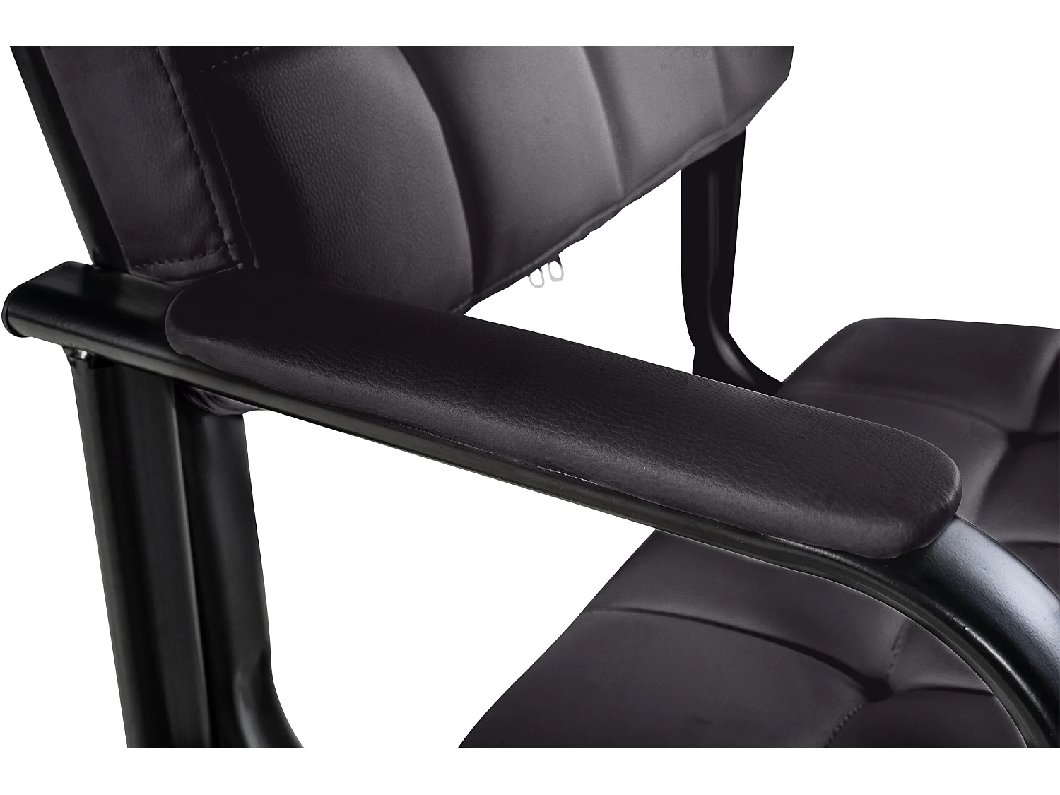 chaises avec accoudoirs - Similicuir & Nature - Noir - Canada B