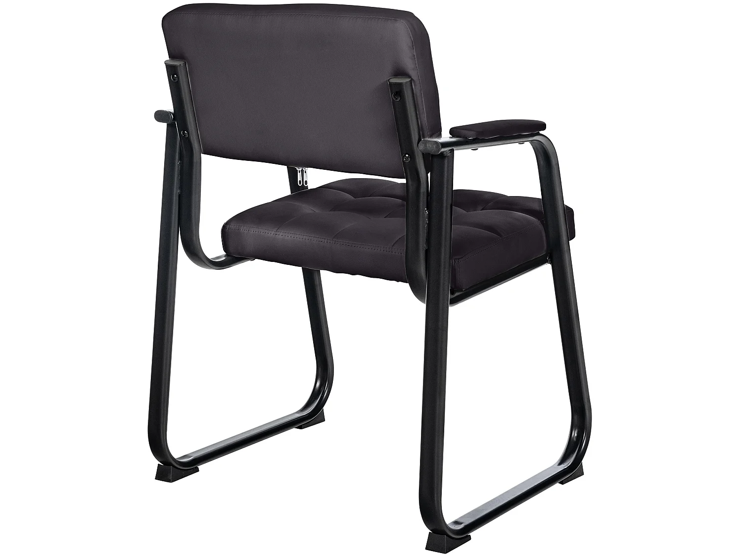 chaises avec accoudoirs - Similicuir & Nature - Noir - Canada B