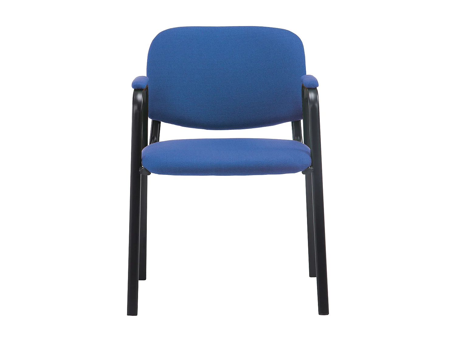 Chaise de conférence - Tissu & Blanc - Bleu - Ken Pro