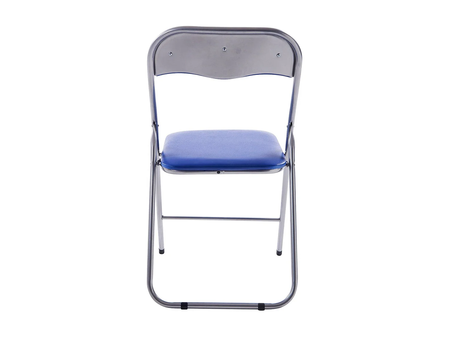 Chaise de conférence - Similicuir & Nature - Bleu / Argent - Felix