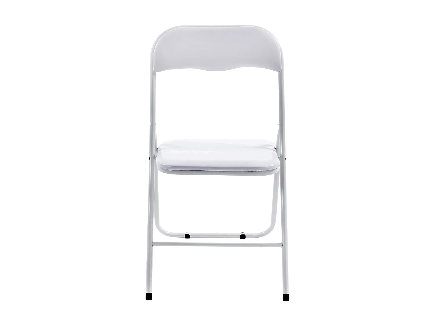 Chaise de conférence - Similicuir & Nature - Blanc / Blanc - Felix