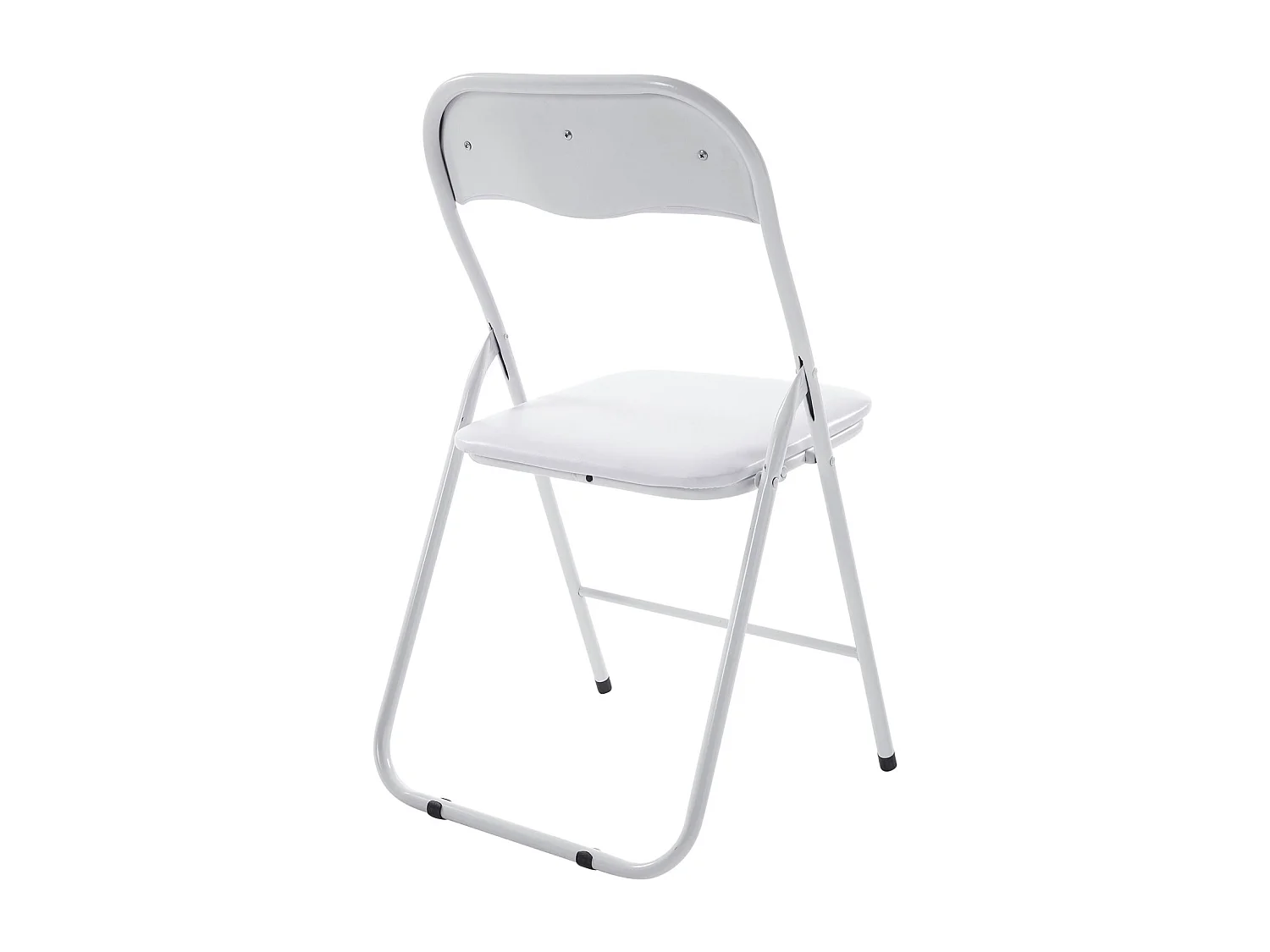 Chaise de conférence - Similicuir & Nature - Blanc / Blanc - Felix