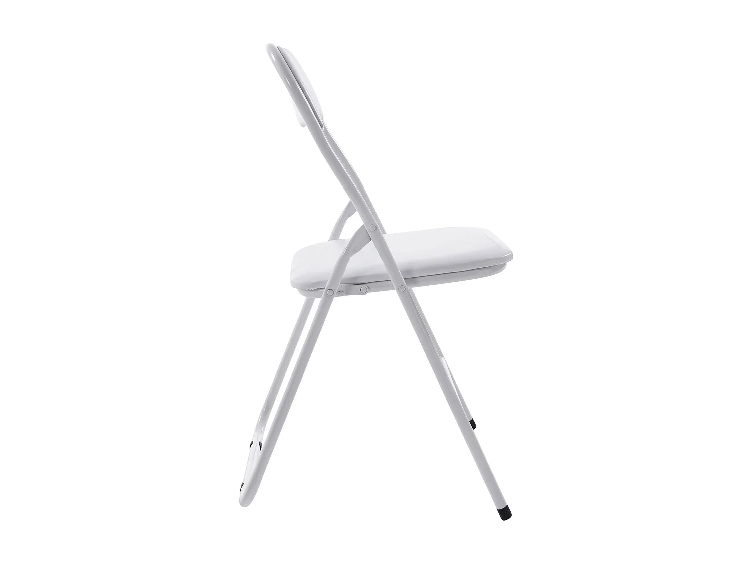 Chaise de conférence - Similicuir & Nature - Blanc / Blanc - Felix