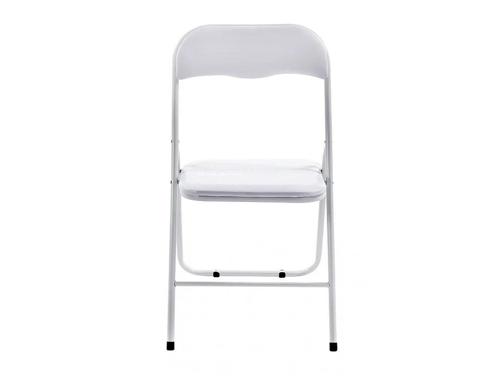Conferentiestoelen - Kunstleer & roestvrij staal - wit/wit - Felix
