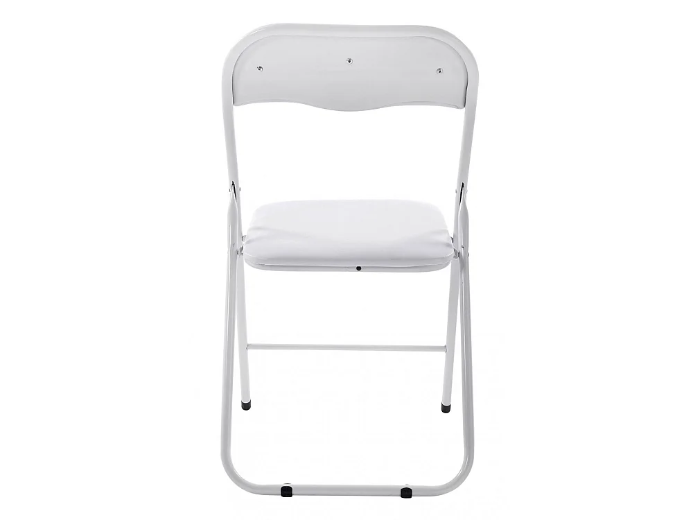 Conferentiestoelen - Kunstleer & roestvrij staal - wit/wit - Felix
