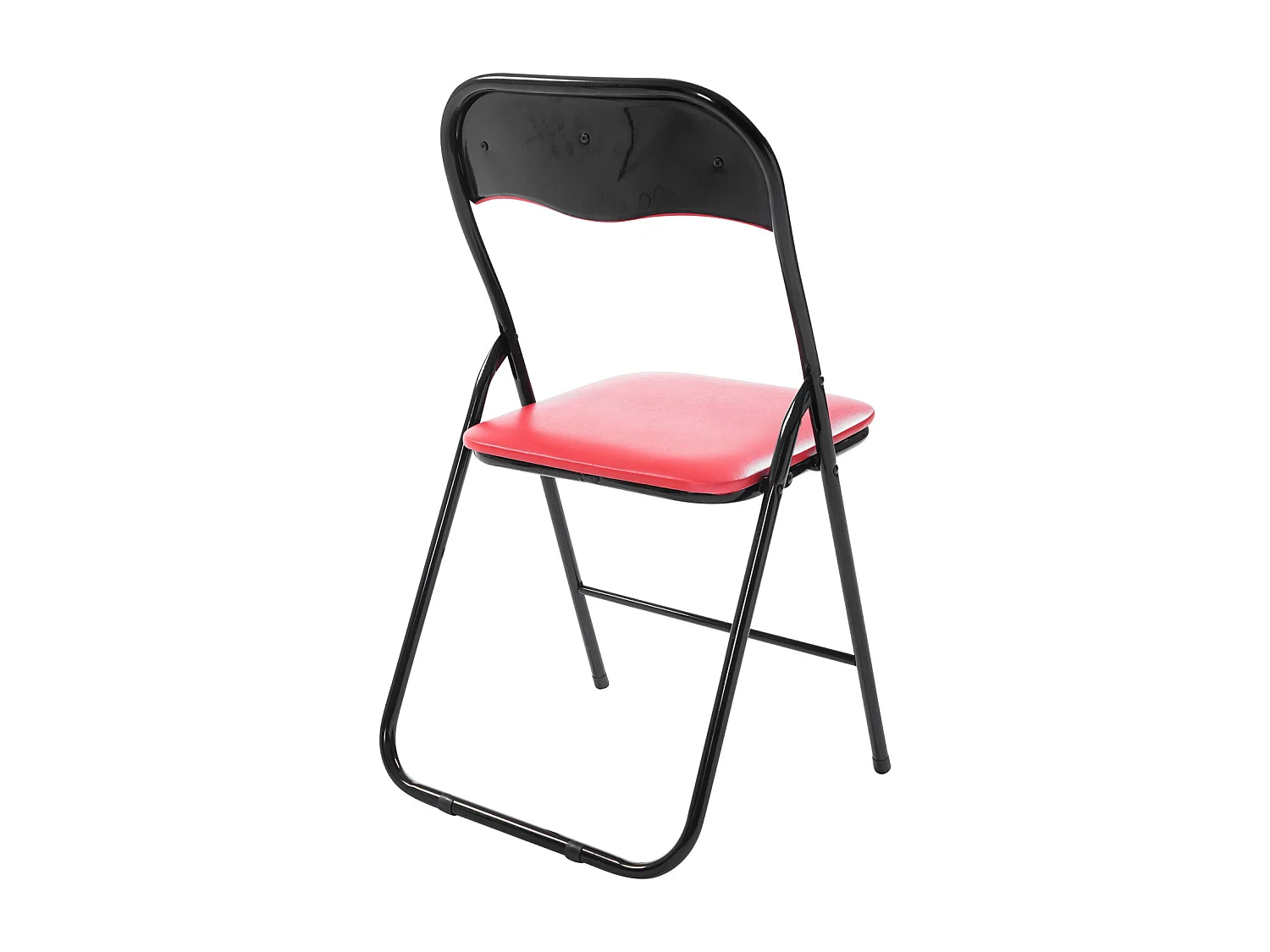 Conferentiestoelen - Kunstleer & natura - rood/zwart - Felix