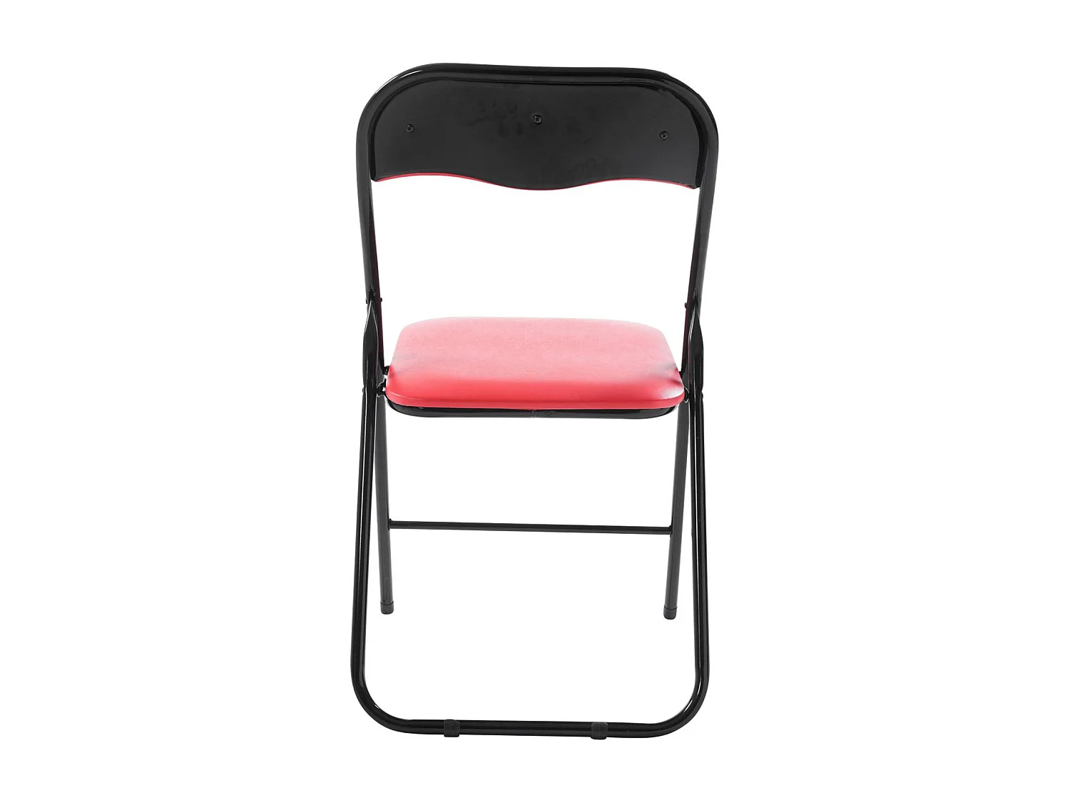 Conferentiestoelen - Kunstleer & natura - rood/zwart - Felix