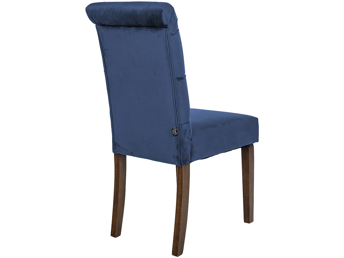 Lot de 2  chaise salle à manger - Velours - Bleu - Lisburn