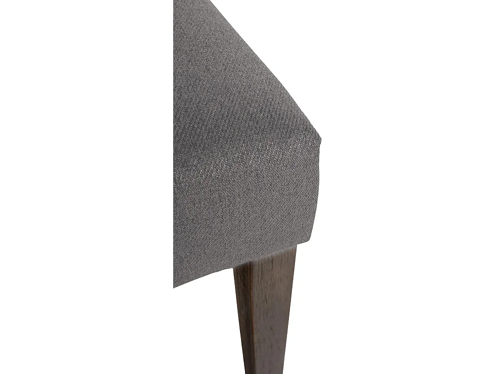 Lot de 2  chaise salle à manger - Tissu - Gris - Lisburn