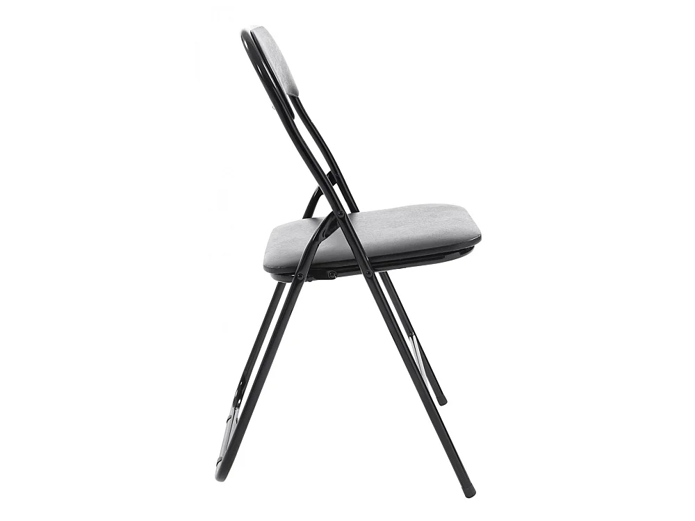 Chaise de conférence - Similicuir & Acier inoxydable - Noir / Noir - Felix