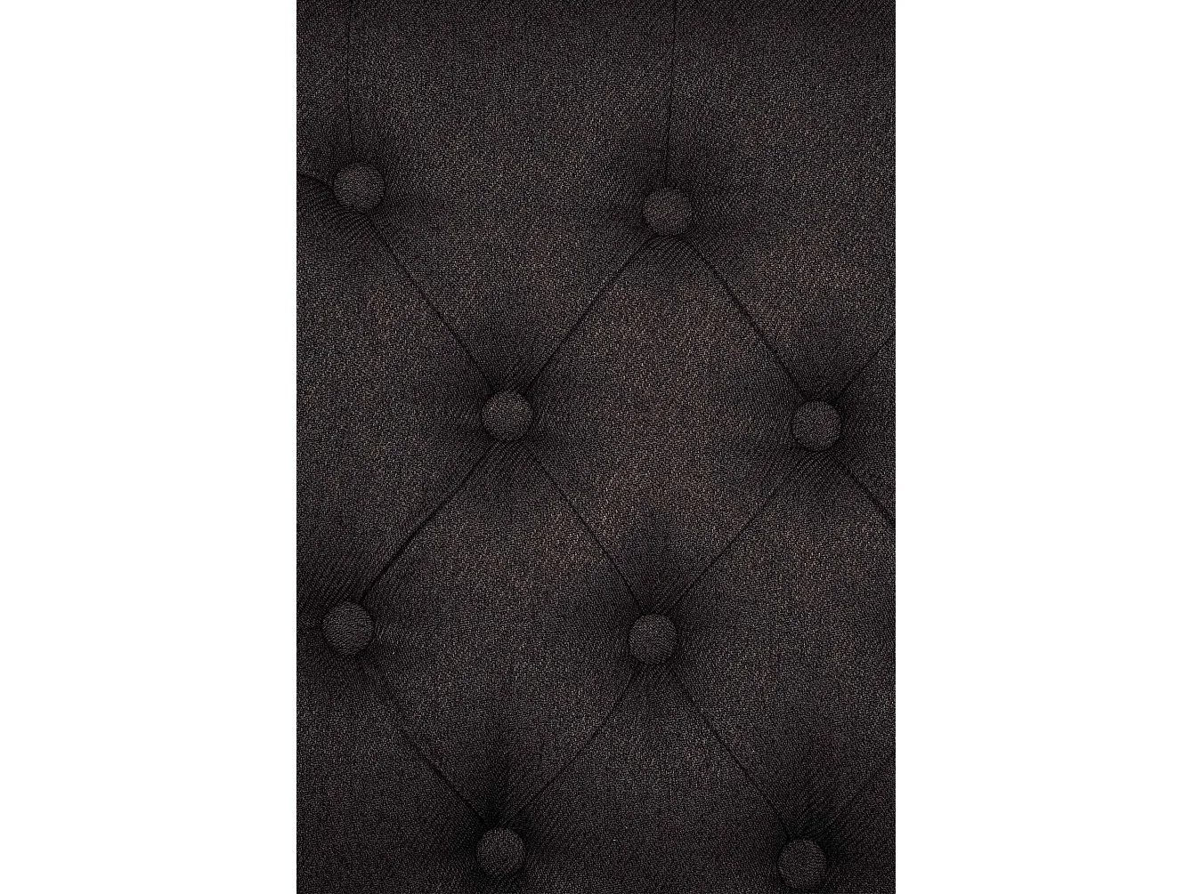 Lot de 2  chaise salle à manger - Tissu - Noir - Lisburn