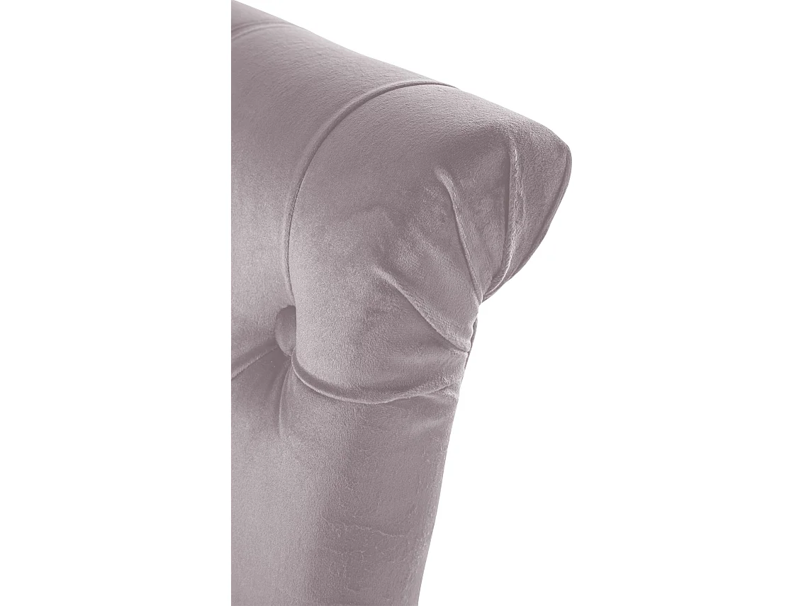 Lot de 2  chaise salle à manger - Velours - Gris - Lisburn