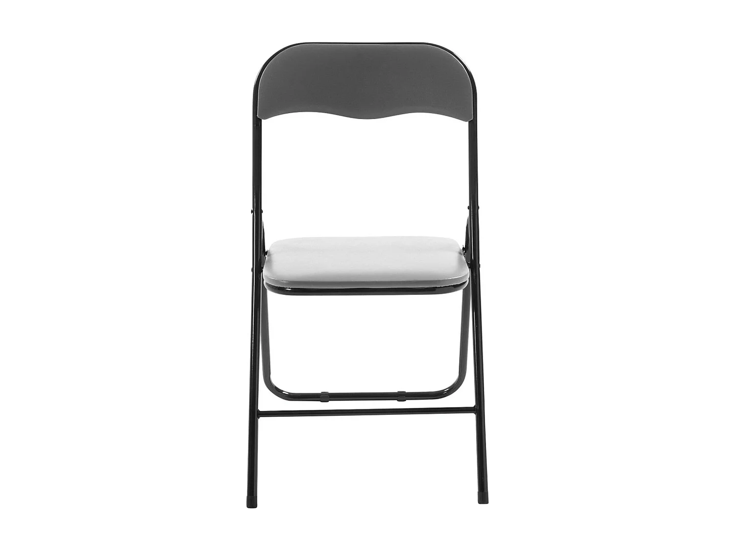 Conferentiestoelen - Kunstleer & natura - grijs/zwart - Felix