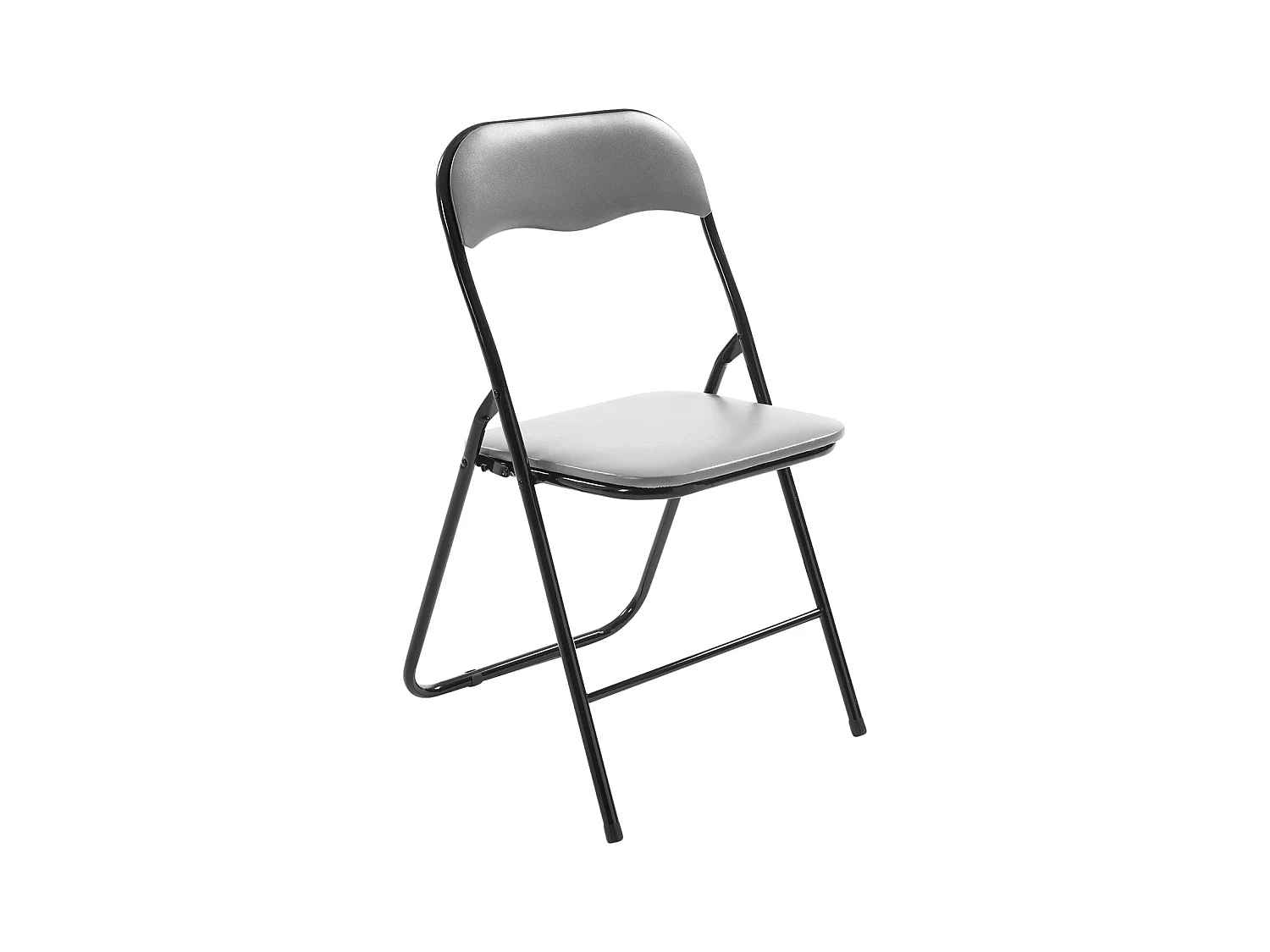 Chaise de conférence - Similicuir & Nature - Gris / Argent - Felix
