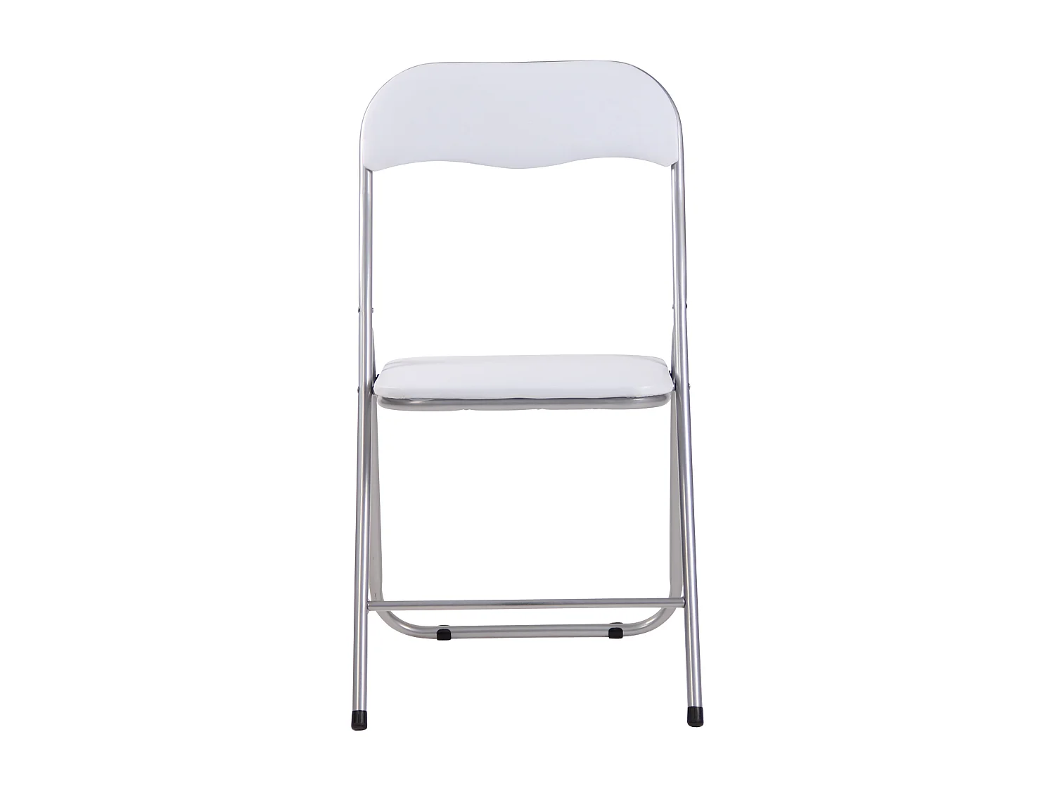 Conferentiestoelen - Kunstleer - wit/zilver - Felix