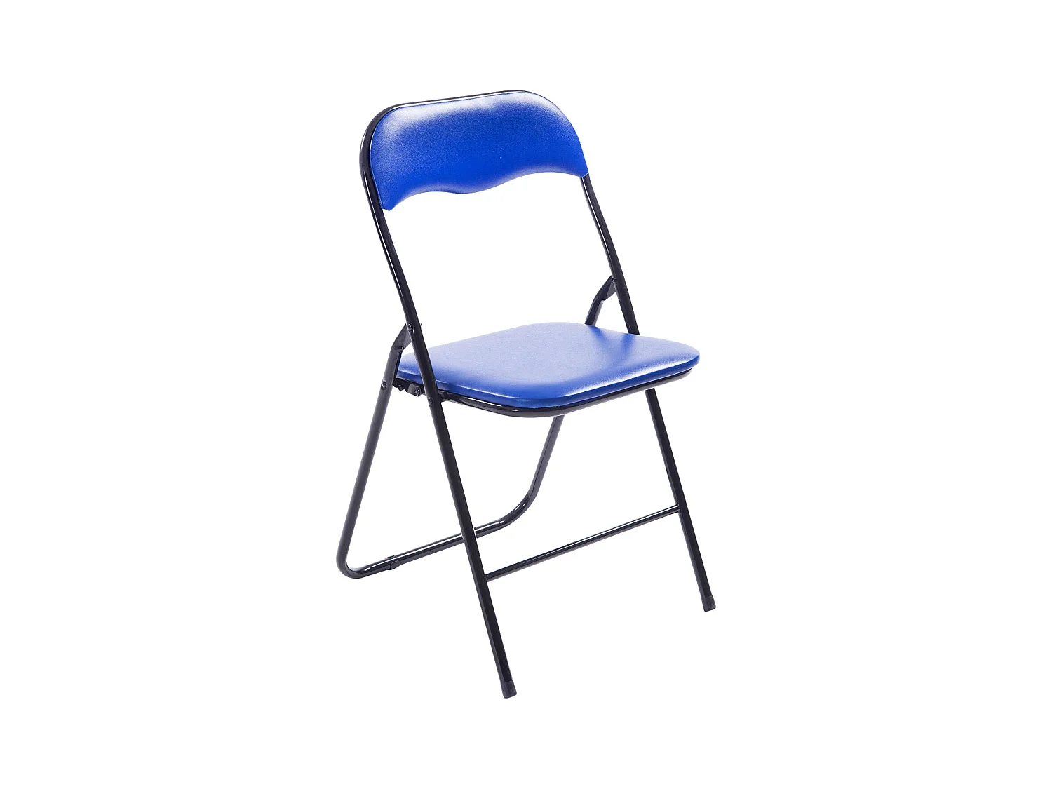 Chaise de conférence - Similicuir & Nature - Bleu / Noir - Felix
