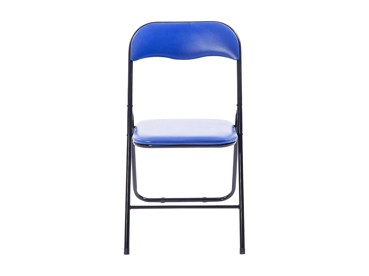 Conferentiestoelen - Kunstleer & natura - blauw/zwart - Felix